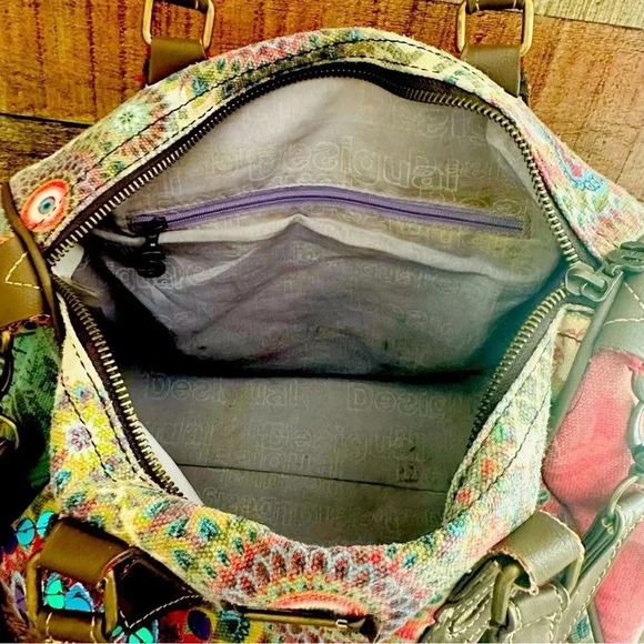 Desigual Rigido Galatic Handbag, Fuxia Rose - Picture 10 of 12